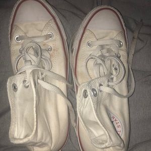 high top white converses